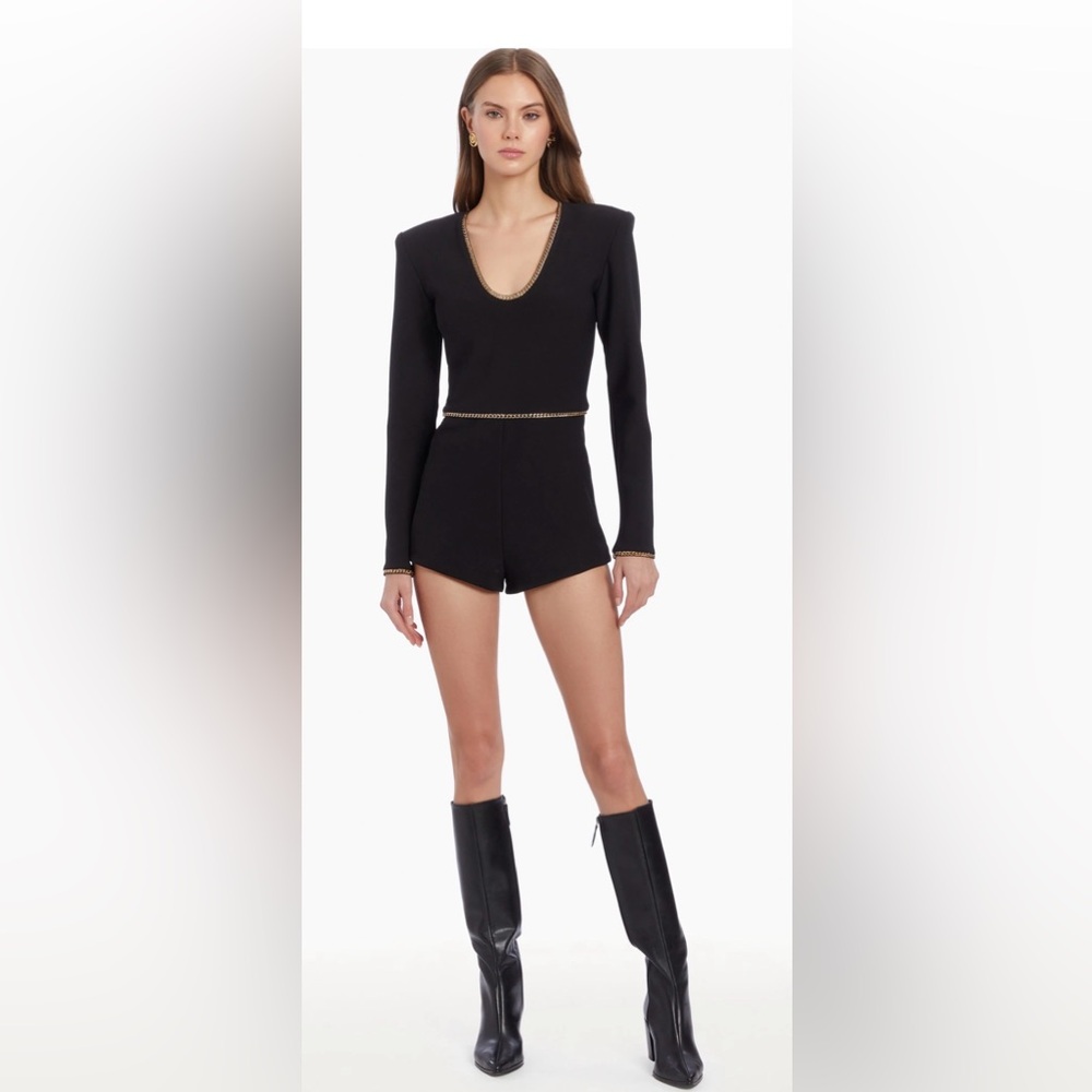 Amanda Uprichard Black Mini Dress